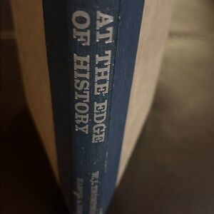 At the Edge of History hardcover by W I Thompson